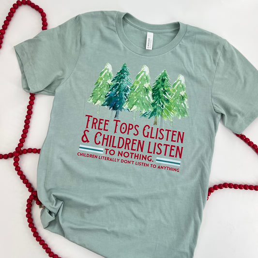 Tree Tops Glisten and Children Listen to Nothing