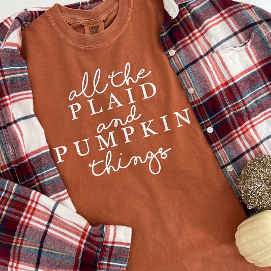 All The Plaid And Pumpkin Things